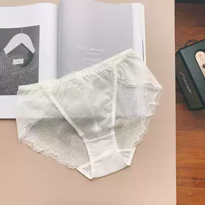 Japanese big-name high-end French panties women luxury sexy lace briefs low-waist silk panties women