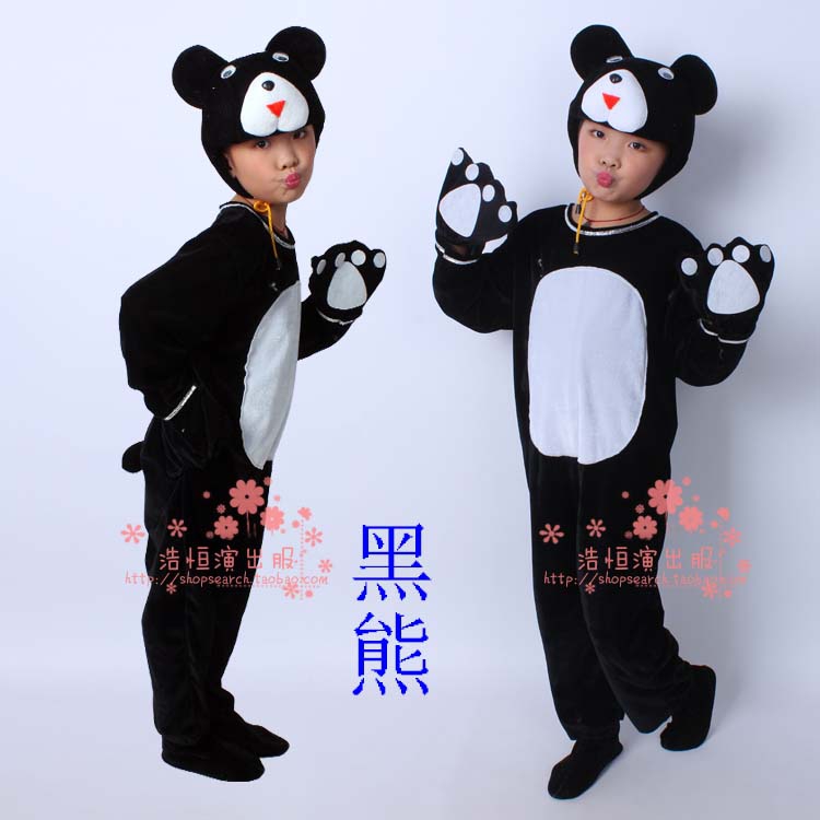 Trang phục biểu diễn động vật cho trẻ em Ngày sóc Fox Voi Sói Gấu Chim Panda Panda Phim hoạt hình biểu diễn đồ bộ cho bé gái