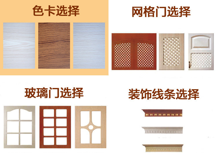 Eurostyle cabinet door panel set for pvc plastic suction mold press door color card wardrobe door wine cabinet door kitchen kitchen kitchen cabinet door-Taobao