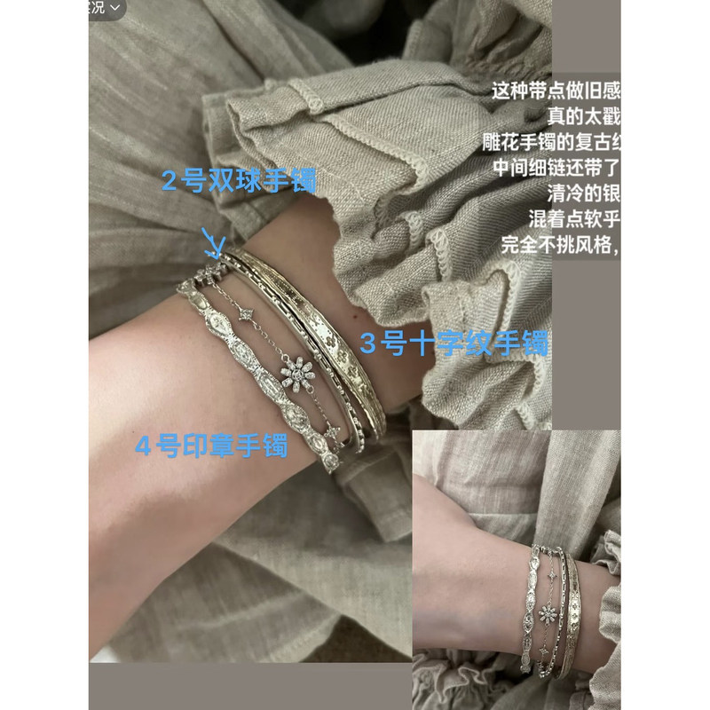 Electric Hipster Jewelry Store 925 Silver Bracelet Series - More in Stock after They'Re Sold Out
