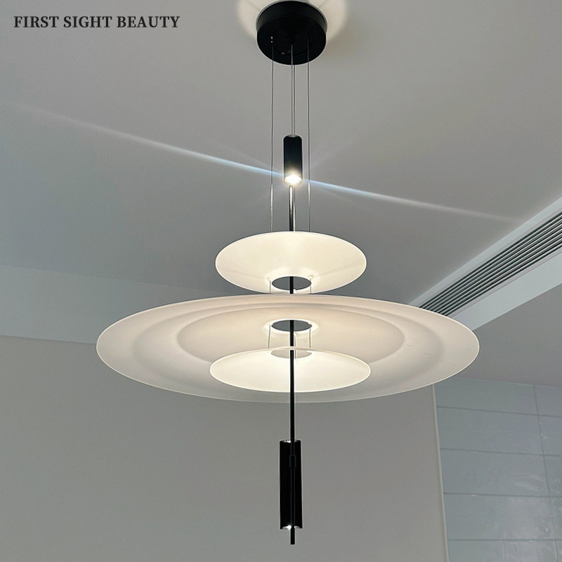 Italian Modern Minimalist Creative Flying Saucer Restaurant Bar Pendant Light Flamingo Study Art Personality Bedroom Lighting Fixtures