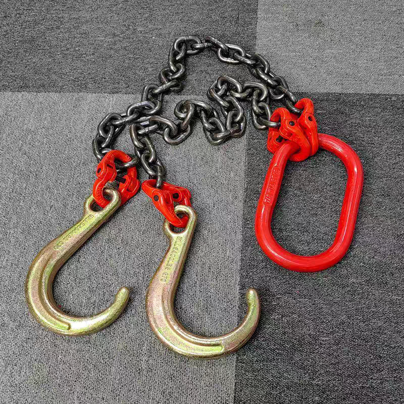 J-Hook Towing Chain, Tow Truck Chain, Double Hook Chain, Rescue Vehicle Chain Hook, Trailer Hook J-Hook Towing Chain, Tow Truck Chain, Double Hook Chain, Rescue Vehicle Chain Hook, Trailer Hook