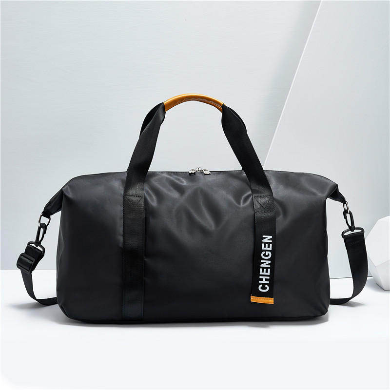 Large-capacity men's and women's portable travel bag fitness short-distance business trip diagonal luggage bag wear trolley bag light storage bag