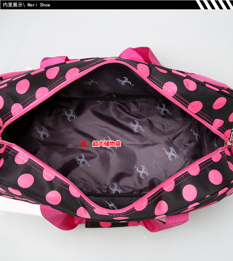 Túi du lịch nữ túi hành lý chống thấm nước túi duffel túi thời trang ngắn túi du lịch Hàn Quốc sóng điểm túi du lịch thủy triều túi du lịch da
