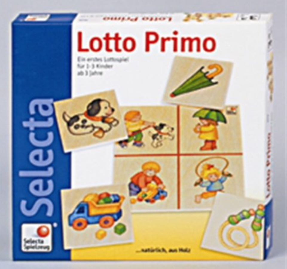 Selecta3579 Sloda German imported brick birch fun early education identification card puzzle wooden toys