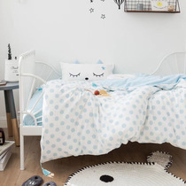 Set to make baby cot bedding softness full cotton quilts Neonatal kit Childrens kindergarten Three sets