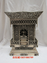 Antique City Buddhist utensils copper shrines pure copper carvings gilded silver split shrines altars for Buddhist utensils and ornaments