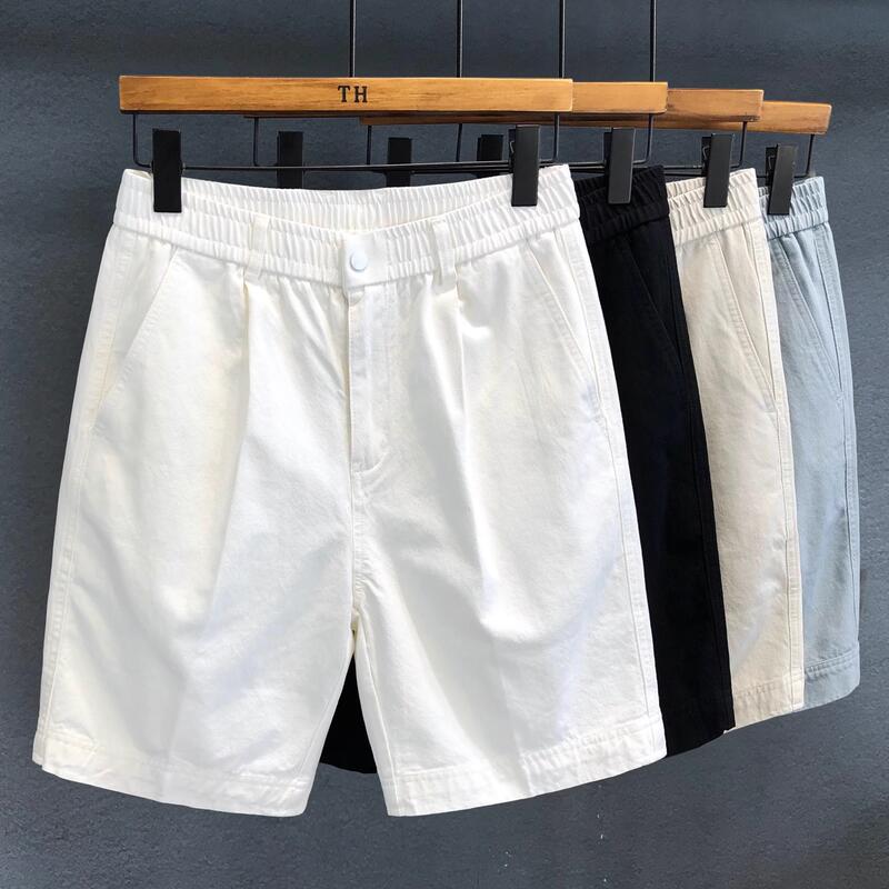 Imported Shorts from the Store, Pure Cotton Casual Shorts, Men's Casual Pants, Trendy Brand Solid Color Five-Point Pants, Men's Mid-Length Pants, Dress Pants Imported Shorts from the Store, Pure Cotton Casual Shorts, Men's Casual Pants, Trendy Brand Solid Color Five-Point Pants, Men's Mid-Length Pants, Dress Pants