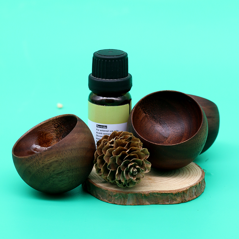Small round egg aromatherapy essential oil wood diffuser wood bedroom portable fragrance diffuser living room perfume aromatherapy ornaments