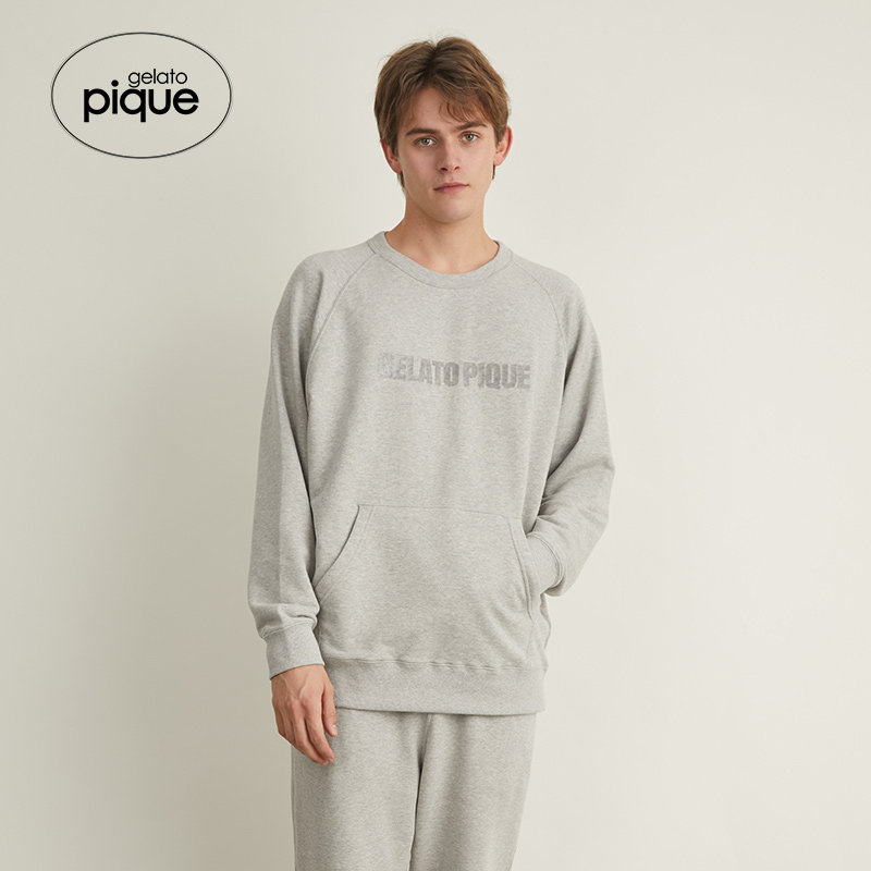 gelato pique21 fall/winter new men's tops solid color letters soft pajamas homewear PHCT215967