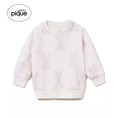 gelato pique autumn winter baby pyjamas rabbit print soft top PBCT194469