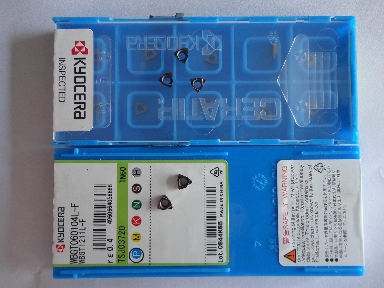 WBGT060102L - F TN60 Kyocera CNC blade CNC tool