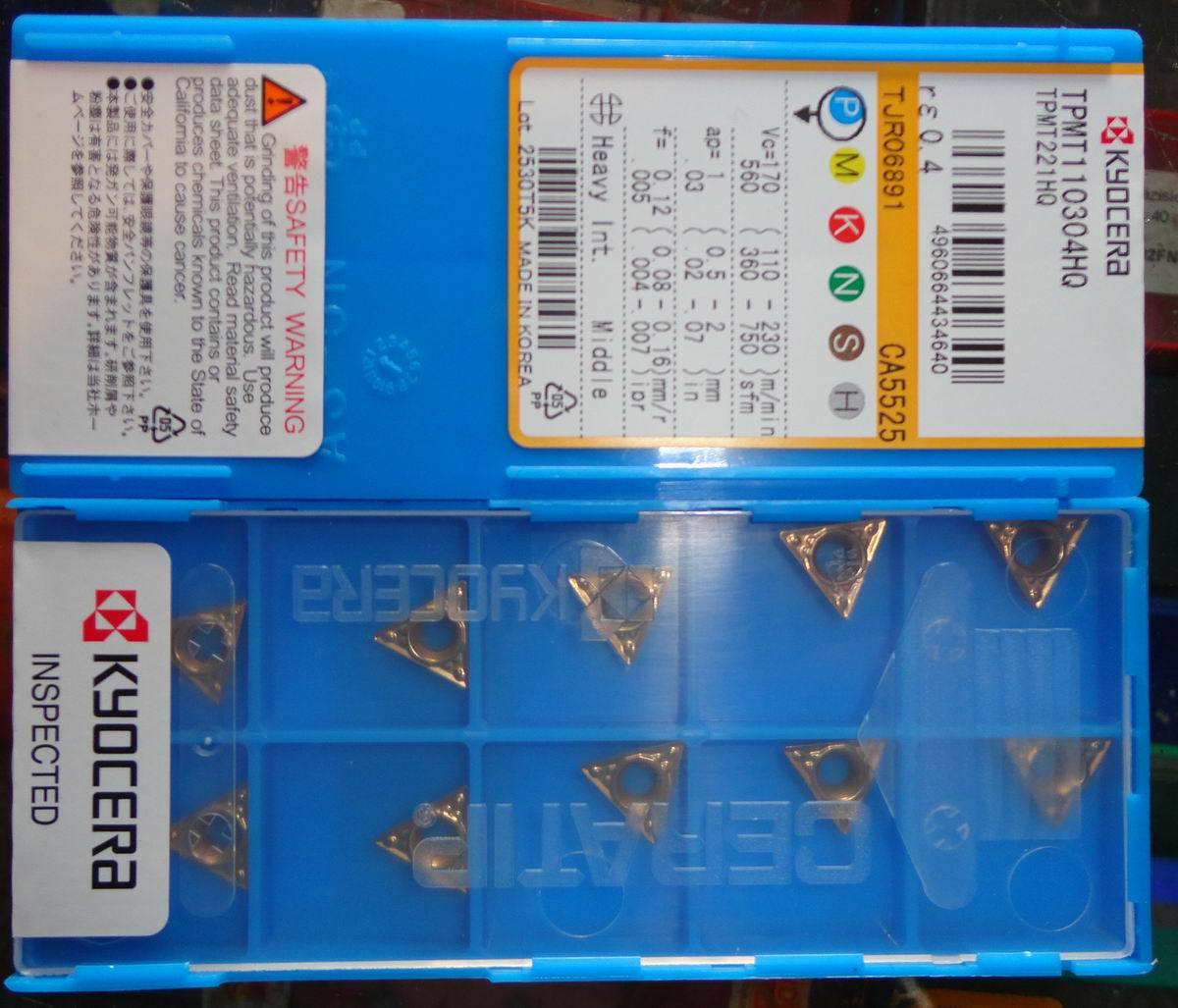 TPMT110304HQ CA5525 Kyocera CNC blade CNC tool