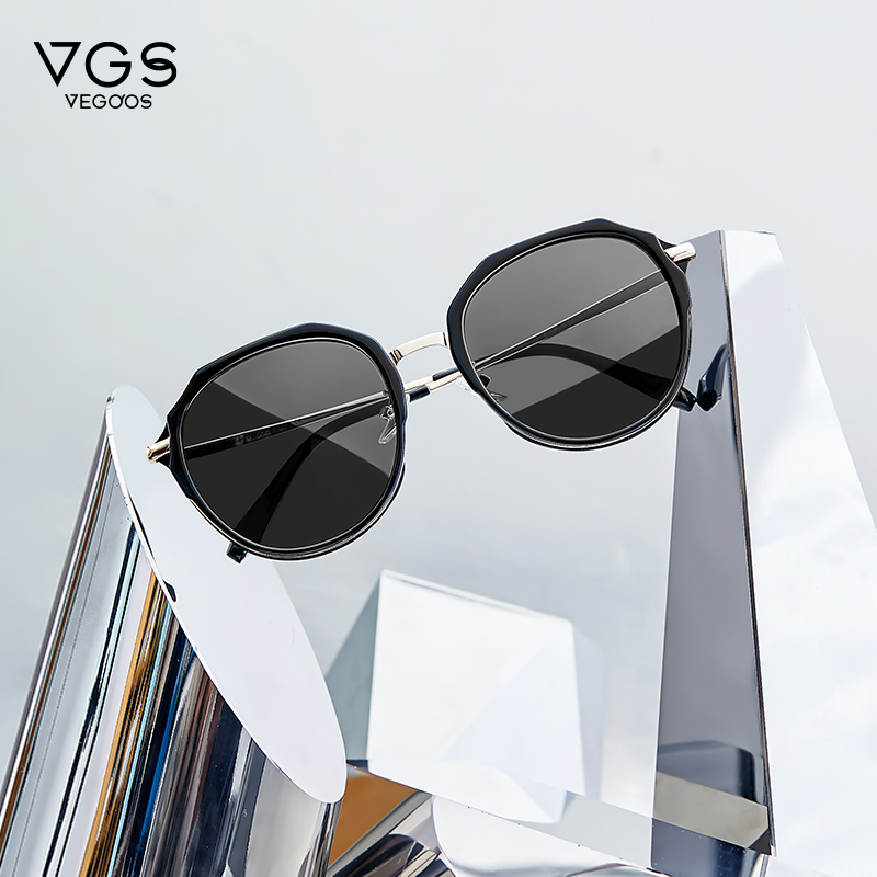 Vigo's sunglasses fashion polarized anti-UV rays 2021 new trendy sunglasses female summer round face small glasses