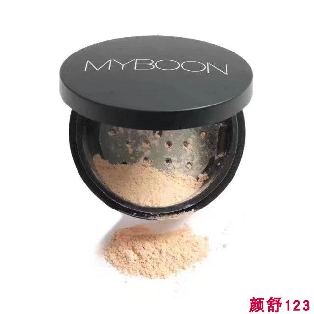 ຂາຍຮ້ອນ MYBOON honey powder setting powder ຄວບຄຸມຄວາມມັນຍາວນານ ຄວບຄຸມຄວາມຊຸ່ມຊື່ນ breathable concealer invisible pore glitter powder waterproof