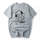 Mùa hè nam mới nửa tay áo cộng với phân bón XL cotton cổ tròn đặc biệt chất béo áo thun nam ngắn tay