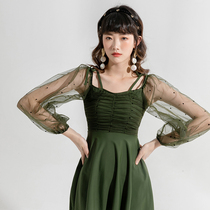 Yashafi Swimsuit Woman 2021 New Summer Conjoined Veil slim Fashion conservative Popoint spa swimsuit