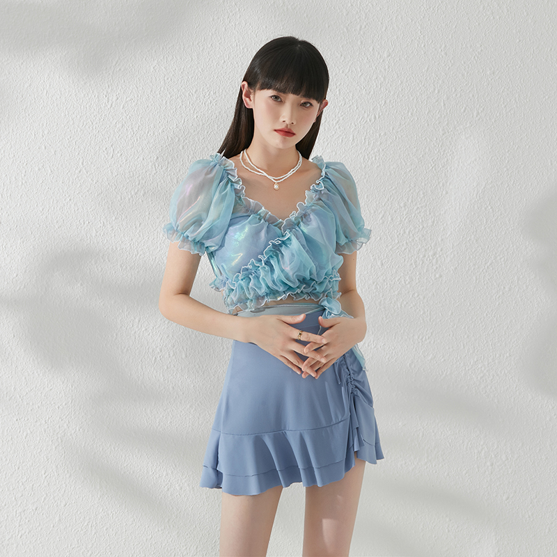 Yashafiya swimsuit women's summer two style 2021 new cover for slim seashore fairy gas students big size swimsuit