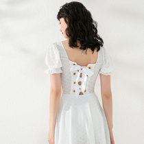 Esha Fiya Swimsuit Womens Summer Cover Slim Conservative Conjoined 2021 New Fairy Gas Big Code Seaside Swimsuit