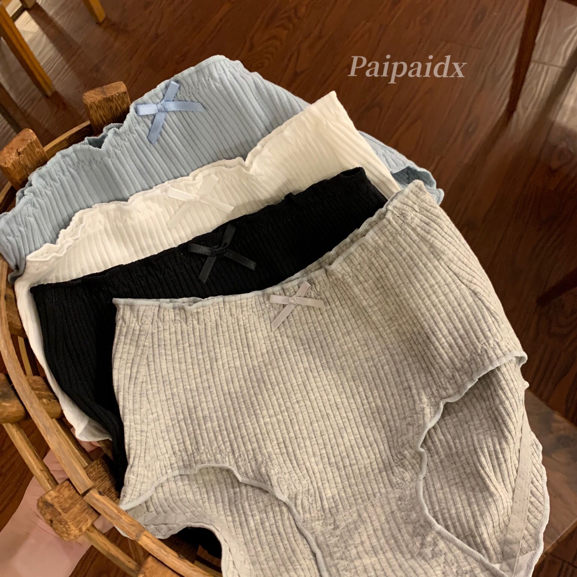 Panties ladies All cotton Japanese Department Pure cotton spring Summer Fashion new girls mid-waist Large size Size Girl Breathable 2020 Popcorn