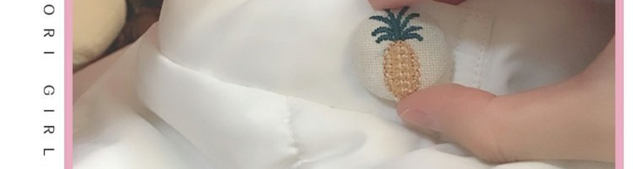 Nhật Bản và Hàn Quốc phim hoạt hình vải trâm cài nút nữ cổ áo nhỏ kim áo khoác áo phụ kiện thời trang áo len huy hiệu áo len huy hiệu cài áo sơ mi