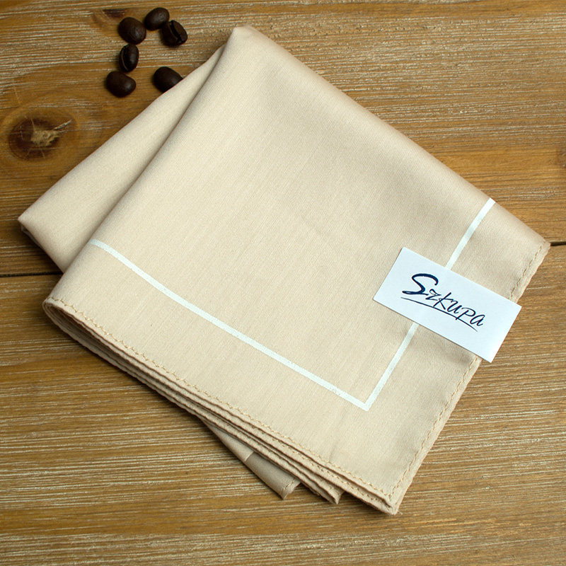 (Cool Pa) Pure color handkerchief with simple atmospheric long suede cotton Japanese fabric Grand handkerchief soft and delicate