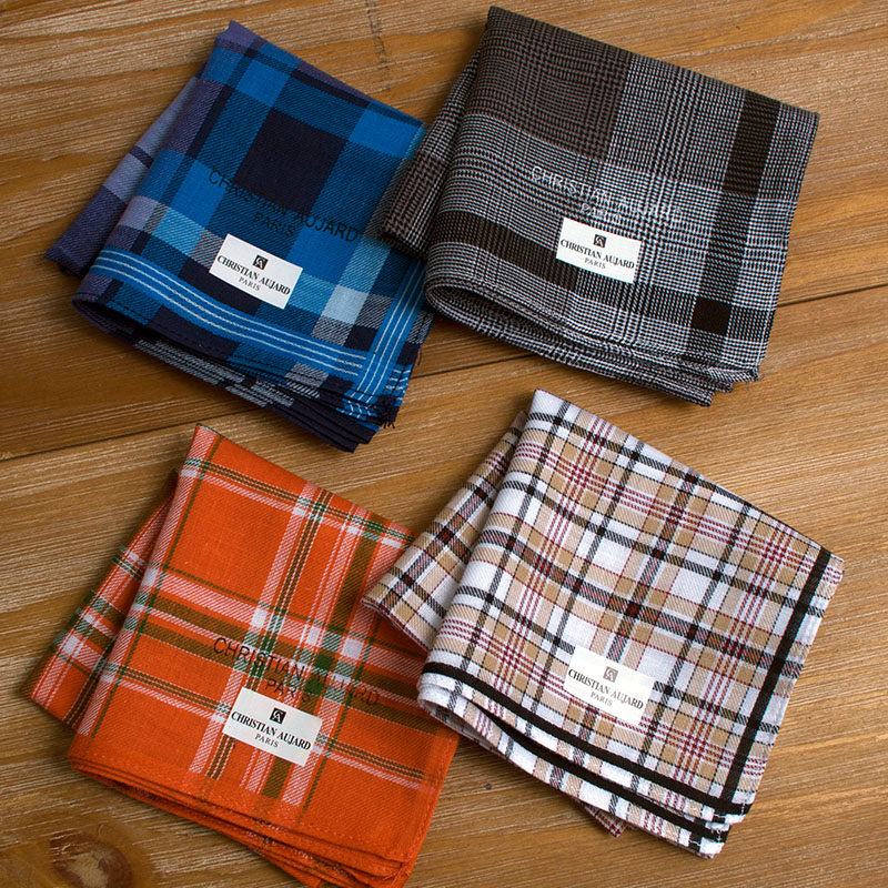 (Cool Pa) South Korea Import Brands CA Men's Pure Cotton Handkera Mr. Khan Mr. Quality Handkerman