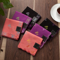 ANNASU Handkerchief for women ANNASU original single exquisite satin embroidery Guaranteed quality handkerchief pure cotton