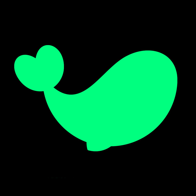 鲸奇创意素材的LOGO