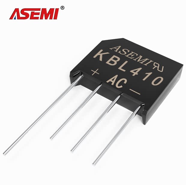 KBL410 rectifier bridge original ASEMI 4A1000V bridge stack GPP chip plug-in flat bridge original spot