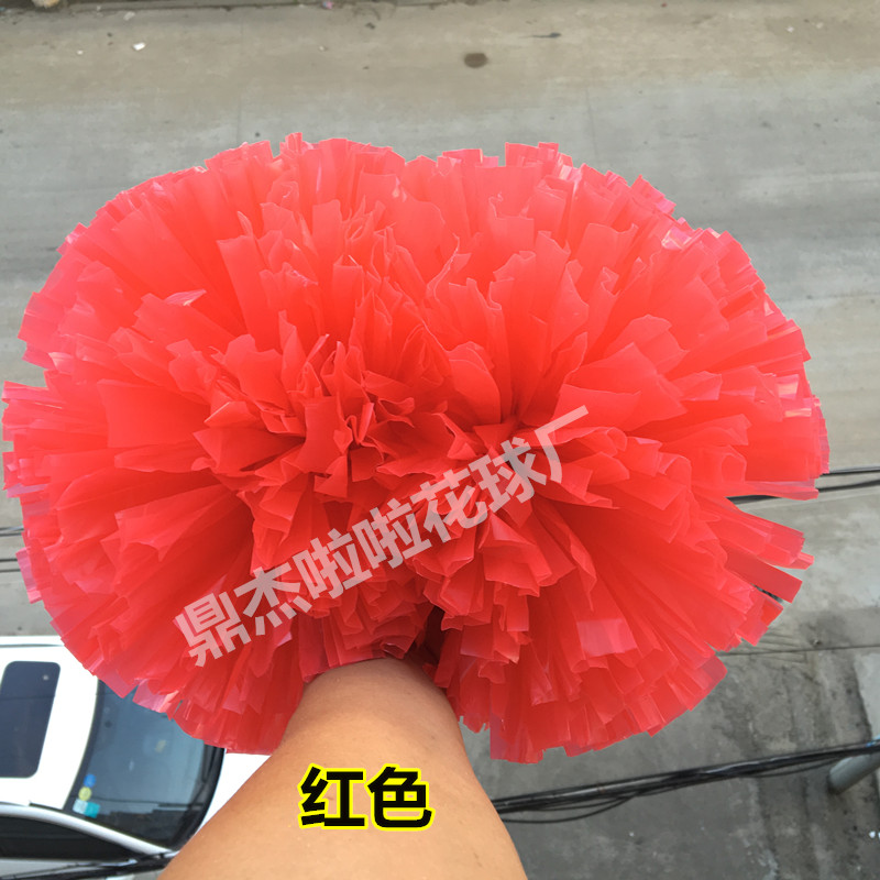 Lớn đôi đầu xử lý PE mờ cổ vũ đội cổ vũ hoa bóng bóng đạo cụ nhảy vuông cổ vũ hoa tay - Khiêu vũ / Thể dục nhịp điệu / Thể dục dụng cụ giay múa