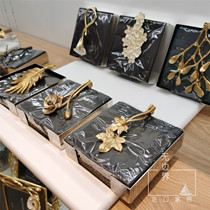 Michael Aram napkin holder paper towel holder with black paper towel western style retro handmade light luxury gift ornament