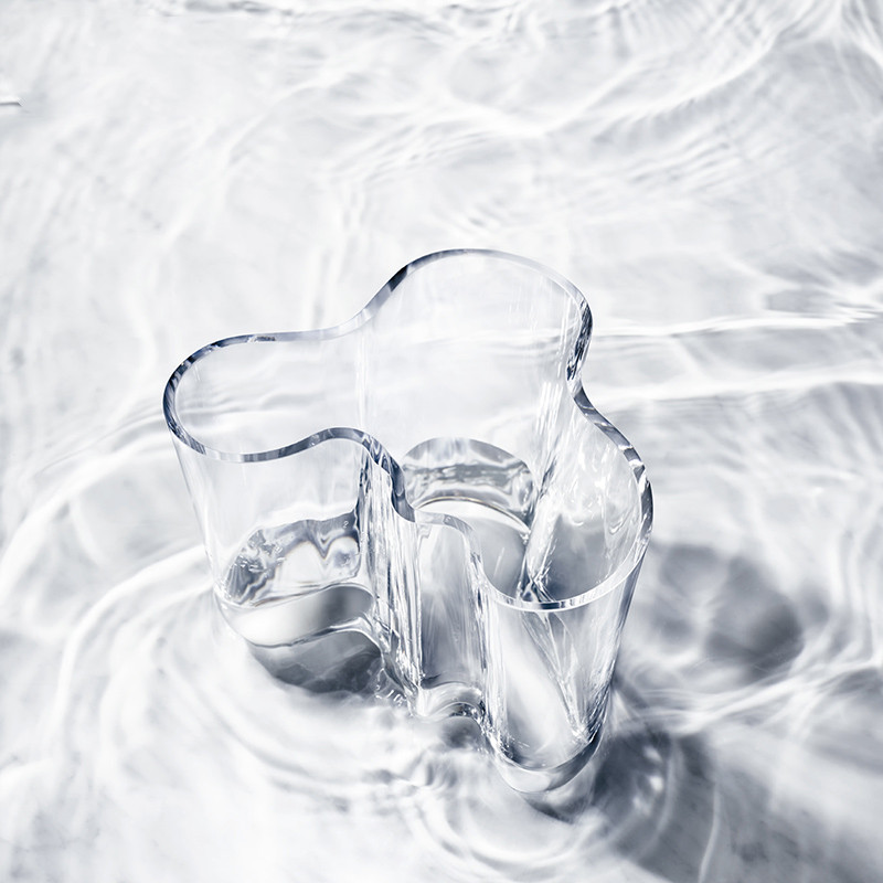 Finland Iittala Iittala legendary lake hand-blown imported glass drying flower simple creative vase