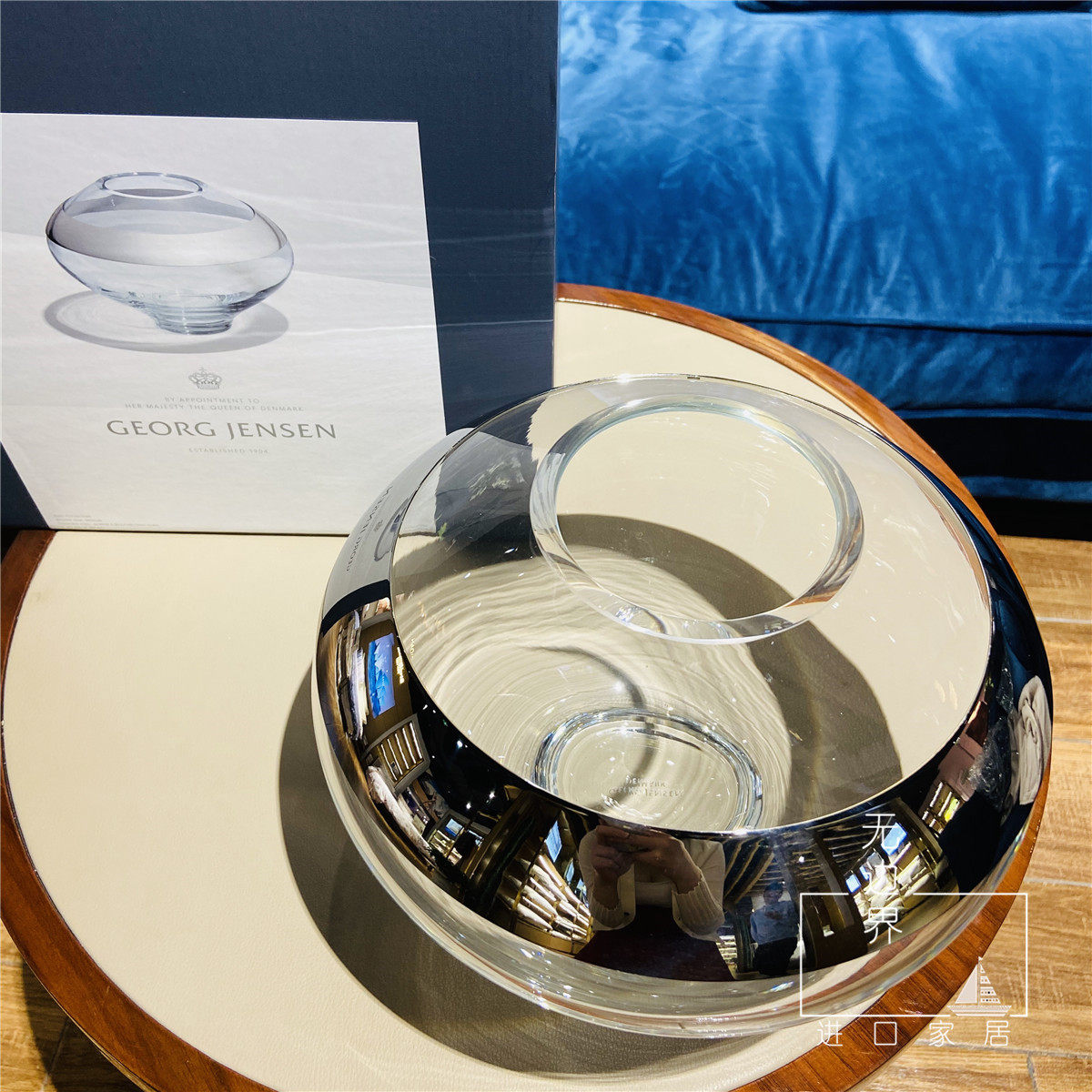 Denmark Georg Jensen George Jessen duo series Nordic table face glass vase home pendulum floral