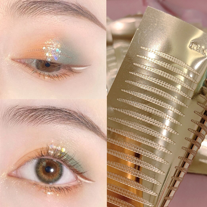 Culvert double eye leather patch swollen eyes thick eyewear leather inner double single eye leather invisible natural female makeup artist photo gallery Meme