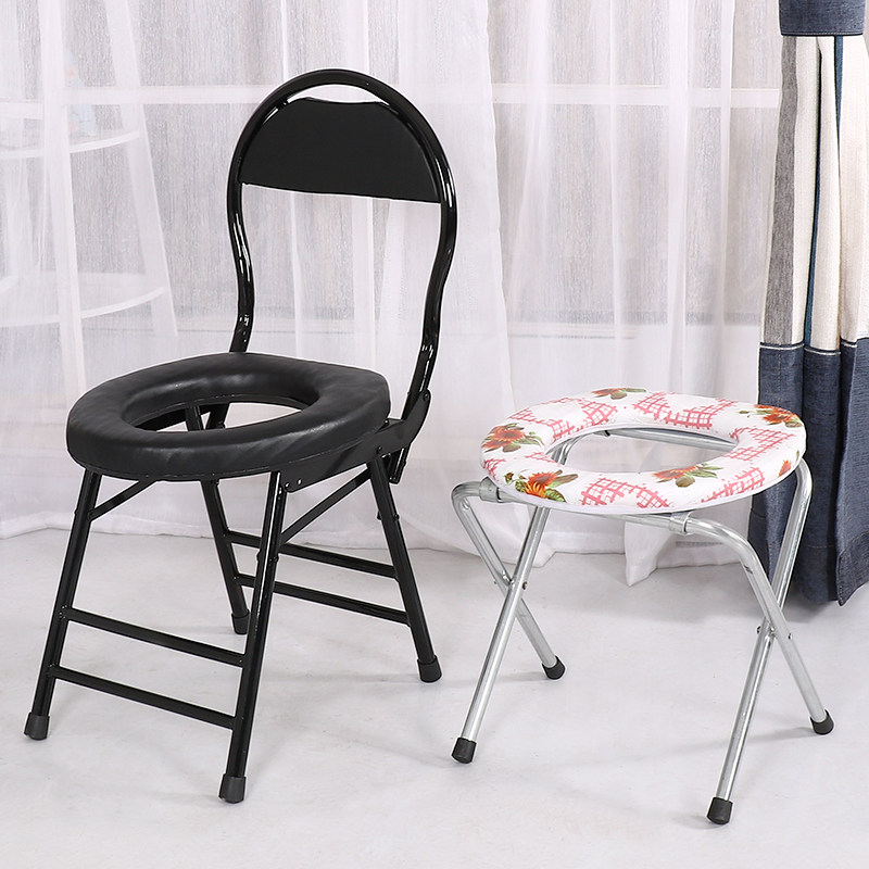 Thickened toilet chair, pregnant woman, patient, mobile toilet, disabled toilet, elderly toilet, collapsible toilet