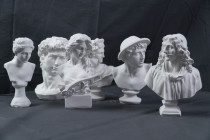 Gypsum Statue Ornament Mini Sketch Mini Avatar Ornament Mini Gypsum Statue Setup Model Room Ornament Ornament