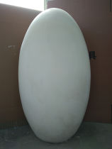 72cm painted gypsum egg blank