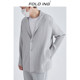 FOLDING Miyake style pleated suit high-end suit texture drape loose casual suit men's jacket JD201