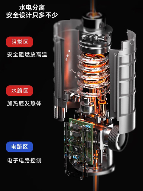 Konka Electric Hot Water Faucet for Home Use, Fast Heating, Instant Hot Water for Kitchen and Balcony, Tap Water Hot and Cold Water Heater