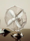 IMASU retro table fan antique electric fan household metal electric fan small desktop 8-inch shaking head small desktop circulation