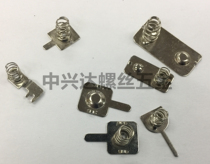 No. 5 and No. 7 remote control battery clip 27A12V spring contact sheet battery box positive and negative single pole battery sheet