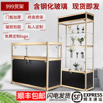 Glass exhibition cabinet Fume Cabinet Display Cabinet Ornament Counter Jewellery Counter PHONE CABINET BOUTIQUE CABINET BOUTIQUE CABINET SHELVES SMOKE AND WINE CABINET