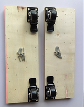 Special belt brake universal wheel with brake universal wheel equipped with thick plate and screw single pat