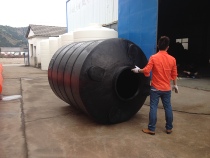 Thickened water tower PE plastic water tank 1 ton storage bucket water storage tank acid and alkali resistant chemical round bucket large bucket