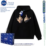 Толстовка с капюшоном для влюбленных подходит для мужчин и женщин, в американском стиле, свободный крой, оверсайз