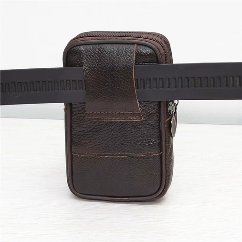 Штаны, ремень, бумажник для пожилых людей, барсетка, мобильный телефон, поясная сумка, сумка через плечо, из натуральной кожи