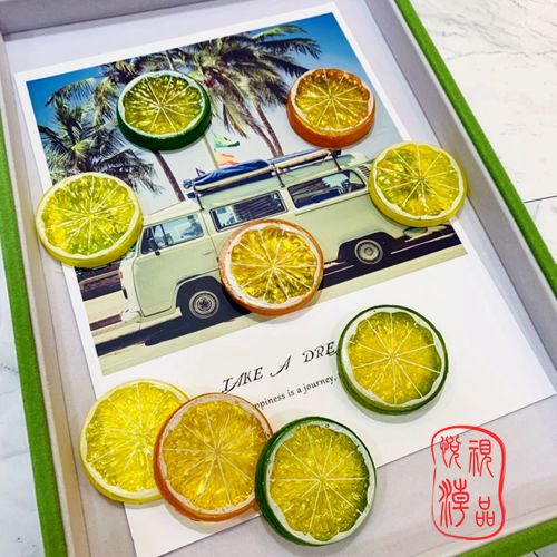 Pleasing wave items Prop Glasses Shop Counter Show Props Lemon Slices Shooting Props Featured