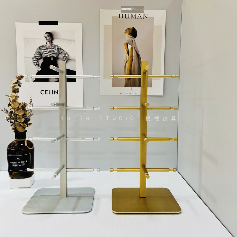 High-End Metal Display Stand for Sunglasses and Eyewear, Suitable for Optical Stores and Decoration
