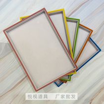 Optical store display props counter high-end storage trays color trays sunglasses frame photography props